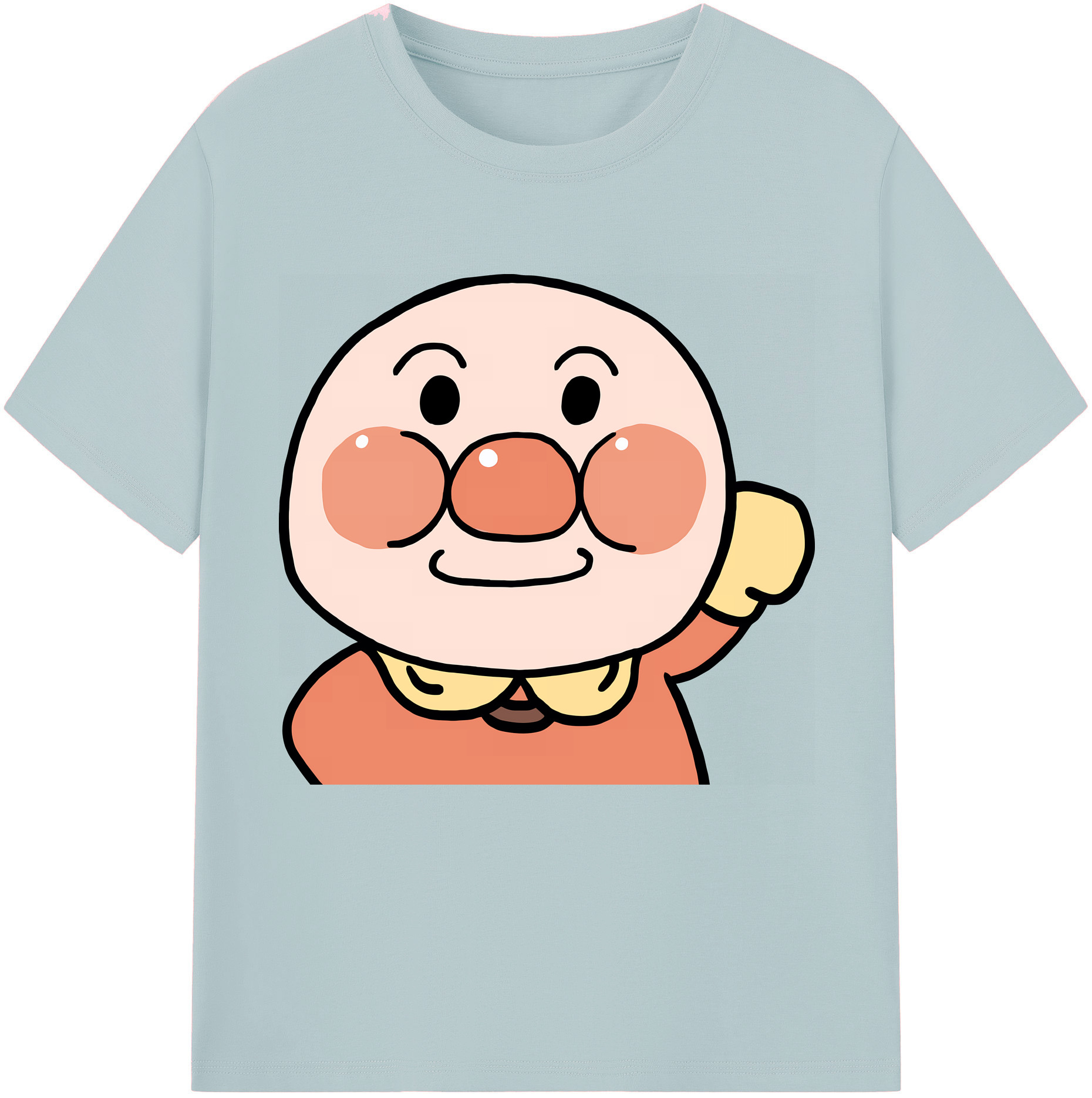 （画像用） アンパンマン Anpanman 綿100％半袖Tシャツ（フロントプリント）